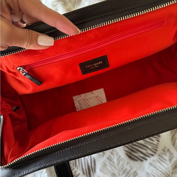 Vintage Kate Spade Tweed Herringbone Bag NWT - Picture 3 of 3